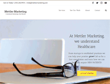 Tablet Screenshot of mettlermarketing.com